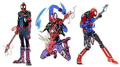 Spider Punk S Full Design In Across The Spider Ver By Alvaxerox On Deviantart