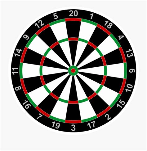 Transparent Darts Clipart - Dart Board Transparent Background , Free ...