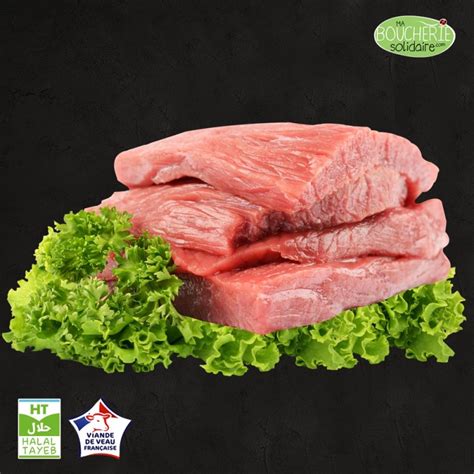 Escalope de veau halal de qualité issu d élevage Naturel Ethique