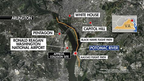 Dc Plane Crash Timeline Midair Collision Involves Passengers Crew