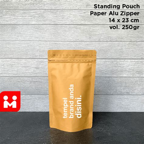 Standing Pouch ECO Alumunium Kemasan Standing Pouch ECO Alumunium