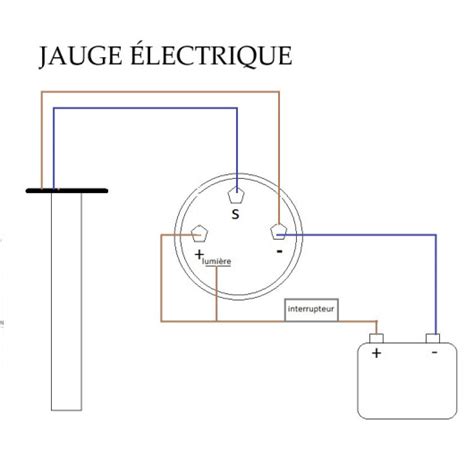 Emetteur capteur jauge réservoir à carburant eau bateau camping car