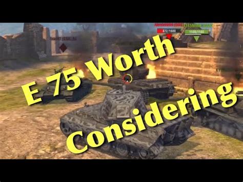 WoTB Consider The E75 VNC Commentary Blitz YouTube