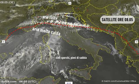 Meteo Giornata Calda E Afosa Ovunque Cieli Ricolmi Di Pulviscolo