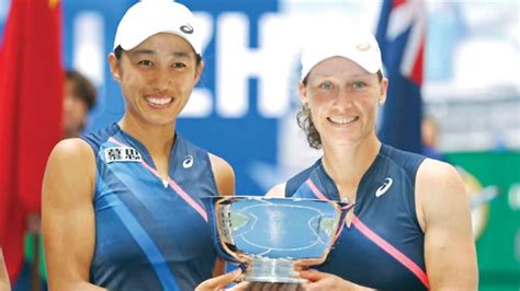 Sam Stosur Zhang Shuai Win Doubles Final Star Of Mysore