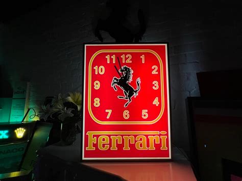 90 S Genuine Ferrari Dealership Showroom Clock PCARMARKET