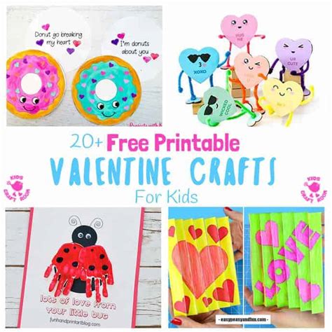 Valentines Day Printable Crafts