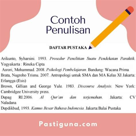 Penulisan Daftar Pustaka Yang Benar Untuk Data Buku Tersebut Adalah