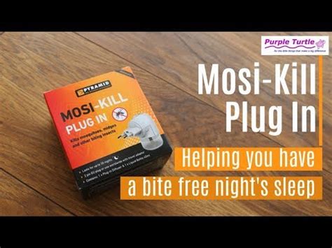 Pyramid Mosi Kill Plug In Mosquito Killer Purple Turtle YouTube