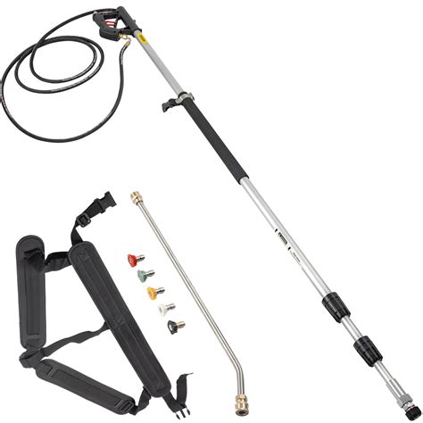 Vevor Ft Pressure Washer Wand Telescoping Scrubber Wayfair