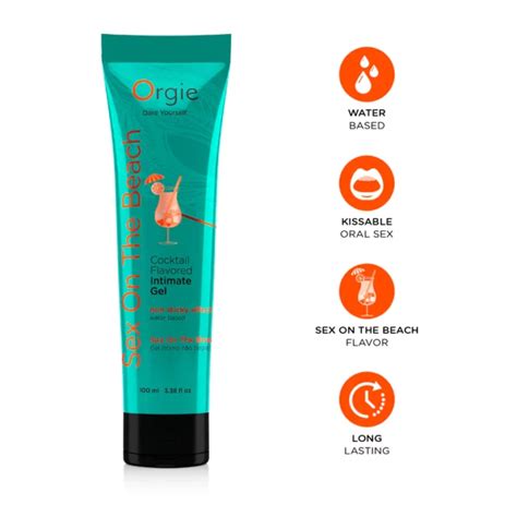Orgie Lube Tube Cocktail Sex On The Beach Ml Pinkbunny