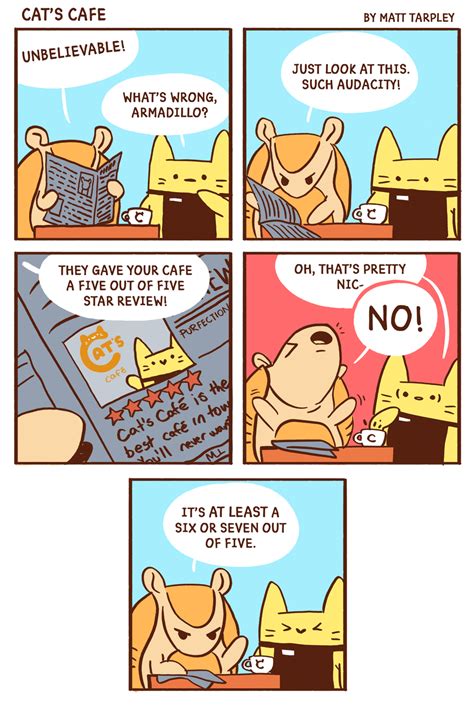 Cat S Cafe By Matt Tarpley For July Gocomics Cat Cafe