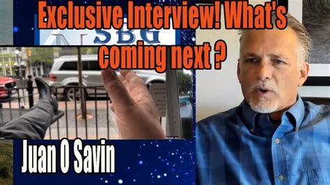 Juan O Savin Exclusive Interview What S Coming Next Lewis Herms