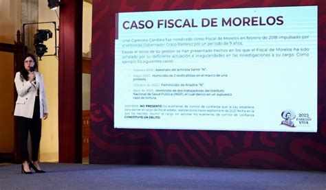 Entramado De Complicidades Caso Del Fiscal De Morelos Expuesto Por