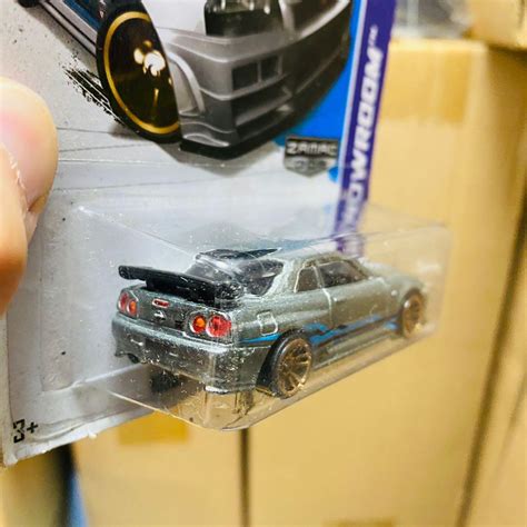 Hot Wheels 2013 ZAMAC 006 Nissan Skyline GT R R34 日產 戰神 GTR 興趣及遊戲 玩具 遊戲類 Carousell