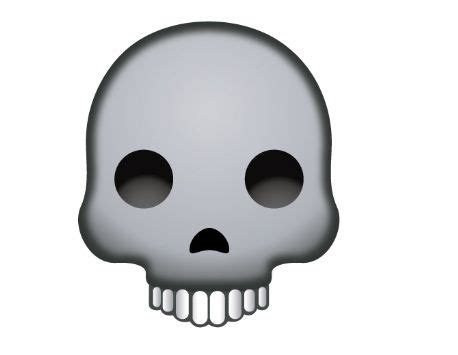 #SKULL #emoji https://www.emojimantra.com/ | Emoji, Skull, More than words