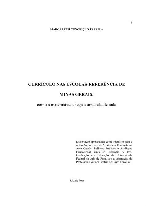 Pdf Cap Escola Espa O De Constru O Do Projeto Pol Tico Pedag G