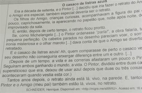 1 Esses dois textos são semelhantes porque A apresentam a pintura