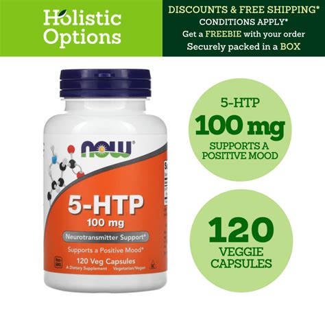 NOW Foods 5 HTP 100 Mg 60 Or 120 Veg Capsules Lazada PH