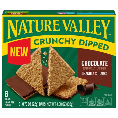 Save On Nature Valley Crunchy Dipped Granola Bar Chocolate 6 Ct Order