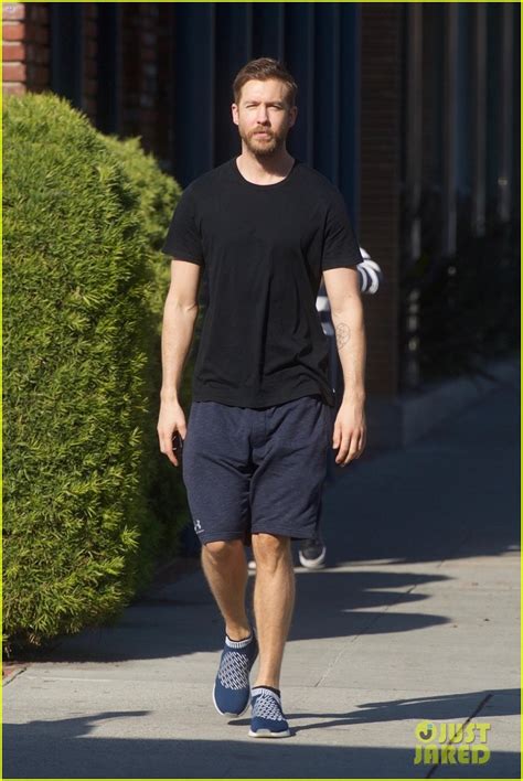 Calvin Harris Shows Off His Growing Beard In Beverly Hills Photo