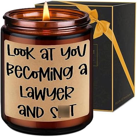 Amazon Leado Lawyer Candle Lawyer Gifts For Women Men Funny