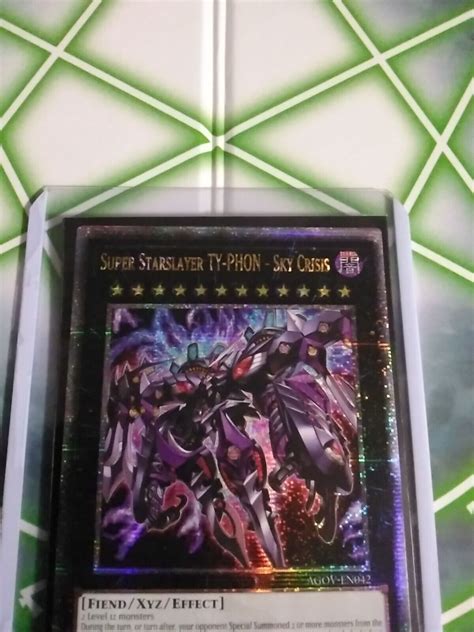 YuGiOh Super Starslayer TY PHON Sky Crisis Quarter Century AGOV EN042