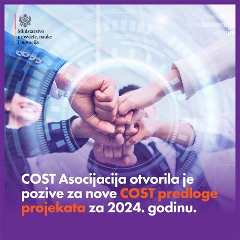 COST Otvoreni Poziv Za 2024 Godinu