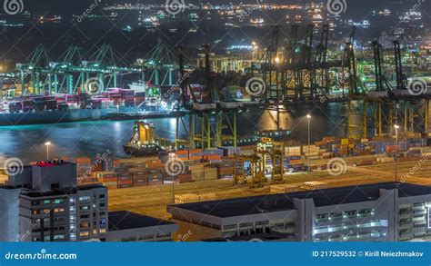 The Port Of Singapore Authority (PSA) Manages Busy Cargo Container ...