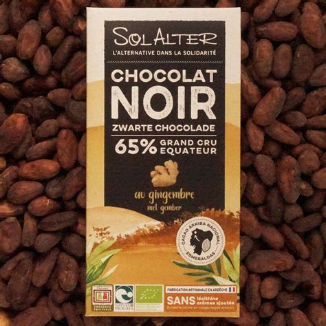 Chocolat Noir Au Gingembre Solalter