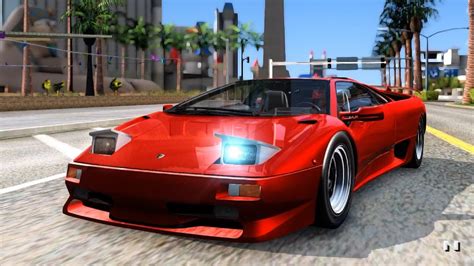 Lamborghini Diablo Sv Gta San Andreas Enromovies Review Youtube