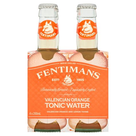 Fentimans Valencia Orange Tonic Water Glass Bottle Pack Ml