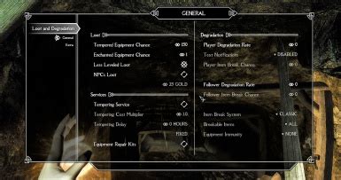 Summermyst Patch Loot And Degradation Se At Skyrim Special Edition