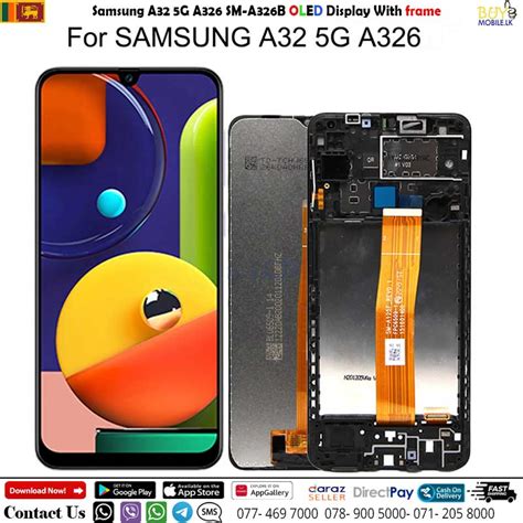 Samsung A32 5G A326 SM A326B OLED Display With Frame BuyMobile LK