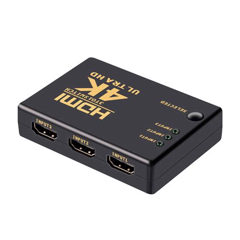 Wholesale Ultra HD HDMI Switch 3 Port 4K 2K Switcher Splitter Box For