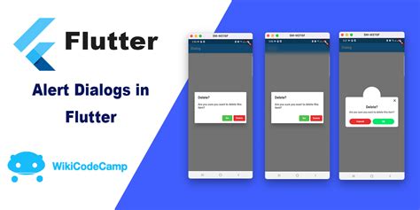 How To Show An Alert Dialog In Flutter Flutter Alertdialog Images