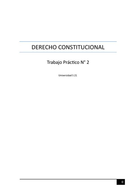 Tp Der Cons Trabajo Practico N De Redaccion Derecho