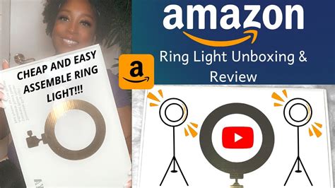 AFFORDABLE RING LIGHT SET FROM AMAZON UNBOXING REVIEW ASSEMBLING