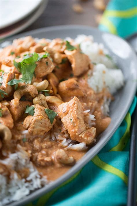 Easy Chicken Curry Recipe With Cashews