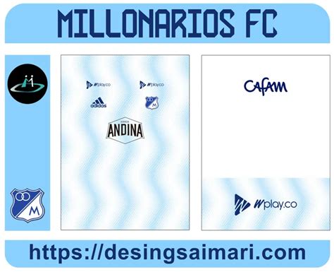 Millonarios FC 2023 24 Visita Desings Aimari