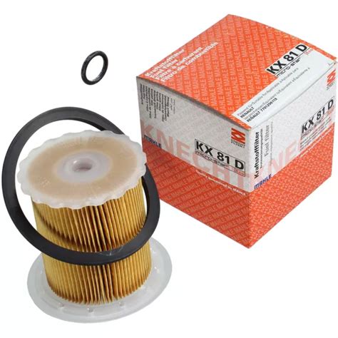 2X MAHLE KNECHT Filtre à carburant KX 81D Fuel Filter pour Renault