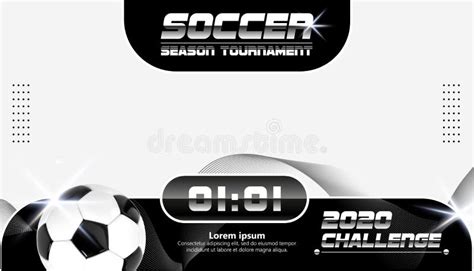 Soccer Poster Design Vector Football Ball Design For Sport Bar