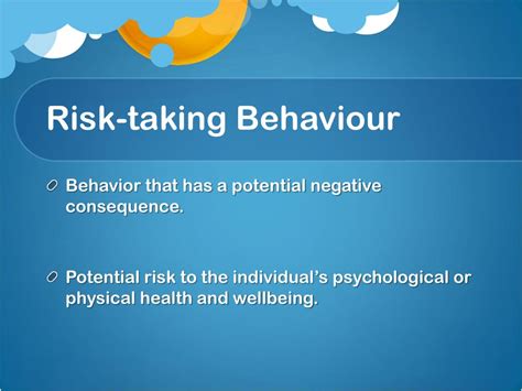 Ppt Risk Taking Behaviour Powerpoint Presentation Free Download Id