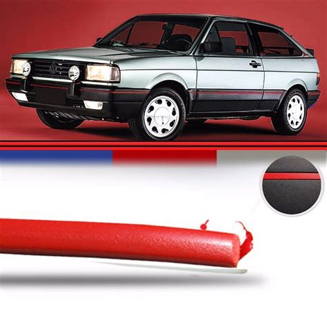 Kit Friso Parachoque Gol Gti Gts Gls Vermelho Branc Azul 35 R 23 99