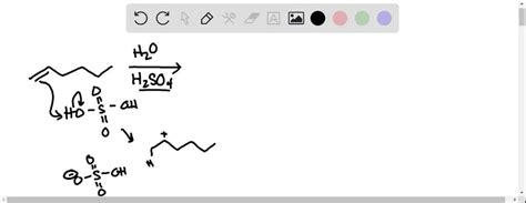 SOLVED: The hydration reaction of 1-hexene includes the addition of water across the double bond ...