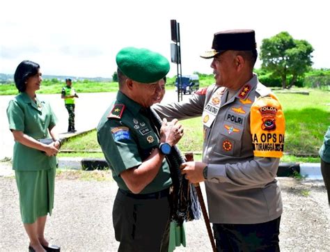 Memperkuat Sinergi Tni Polri Kapolda Ntt Sambut Danrem