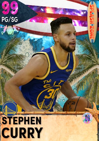 NBA 2K21 2KDB Custom Card Stephen Curry