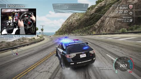 NFS Hot Pursuit Remastered Subaru Impreza WRX STi Cop Logitech G29 YouTube