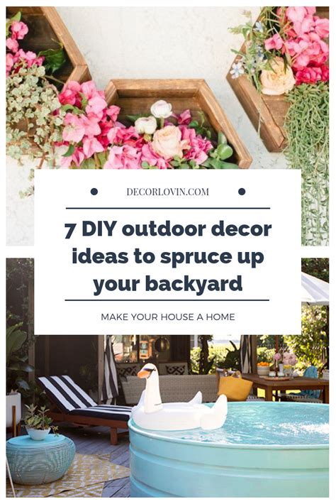 Diy Outdoor Decor To Spruce Up Your Backyard Diy Outdoor Decor