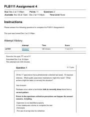 Plb Assignment Pdf Plb Assignment Due Dec At Pm